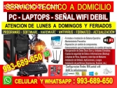 Tecnico de Pc laptops Repetidores Wifi