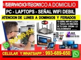 Tecnico wifi Pcs laptops a domicilio