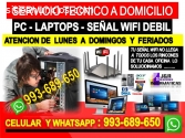Tecnico Wifi Pcs laptops Formateos
