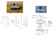 Un pequeño corredera-interruptor electri