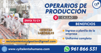 30 OPERARIOS DE PRODUCCIÓN CALLAO, LIMA