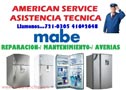 ASISTENCIA TECNICA [[[ MABE ]]]] REPARACION-AVERIAS TLF: 416*2648 /// 721-0305 