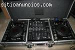 Dos Pioneer CDJ 1000-mk3 y DJM-800 e