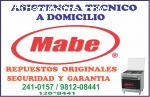 MABE MANTENIMIENTO 981208441 COCINAS A G