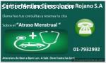 Atraso menstrual 7932992 en villa el sal