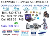 946309862 SERVICIO TÉCNICO DE LAPTOP PCs