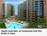 Alquiler Dpto. Cond Villa Bonita 1200