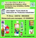 Aprenda a fabricar productos de limpieza