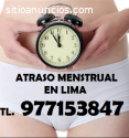 Atraso Menstrual Lima 977153847