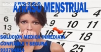 Atraso Menstrual Solucion 933784814