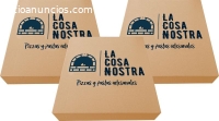 CAJA PARA PIZZA Y ENVÍO