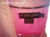 Camisa Polo Us Talla L (14-16)color Rosa