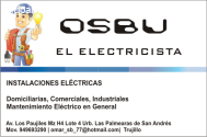 Electricista a domicilio OSBU