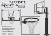 ESTRUCTURA DE BASQUET FIJO DESLIZABLE