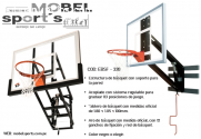 ESTRUCTURA DE BASQUET PARA PARED