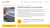 Instalación de granito y cuarzo para Bañ