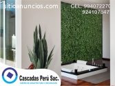 jardines verticales, muro decorativo