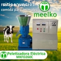 Maquina Meelko para pellets con madera 2