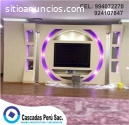 mueble de tv, mueble de tv con luces led