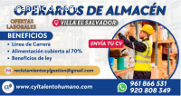 Operarios de Almacén/ estibadores Sede V