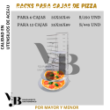 RACK PARA PIZZA - UTENSILIOS DE PIZZERIA