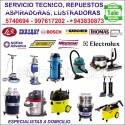 Servicio tecnico aspiradoras, lustradora