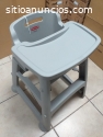 Silla Comedor Para Bebe Platino