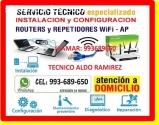 SOPORTE TECNICO WIFI ROUTER REPETIDORES