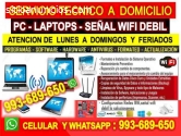 SOPORTE TECNICO WIFI ROUTER REPETIDORES