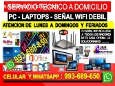 TECNICO DE INTERNET WIFI PCS LAPTOP