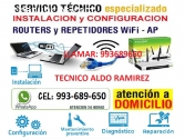 TECNICO DE REPETIDORES WIFI PC LAPTOPS