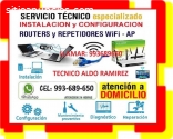 TECNICO INTERNET CONFIGURACION ROUTERS