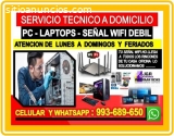 TECNICO REPETIDORES ROUTERS CABLEADOS