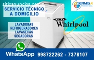 TECNICOS LAVADORAS WHIRLPOOL 2761763