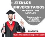 titulos universitarios registrados