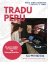 Traducción simultánea en Perú