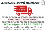 TRADUCCIONES SIMPLES Y CERTIF DE INGLÉS