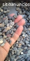 Venta de arena y piedra de canto rodado