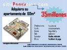 apartamentos por 35.000.000bs