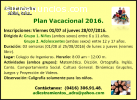 Plan Vacacional 2016
