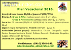 Plan Vacacional 2016