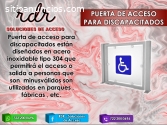 PUERTA DE ACCESO PARA DISCAPACITADOS - R